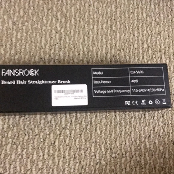 Beard hair straightener brush - Picture 2 of 2